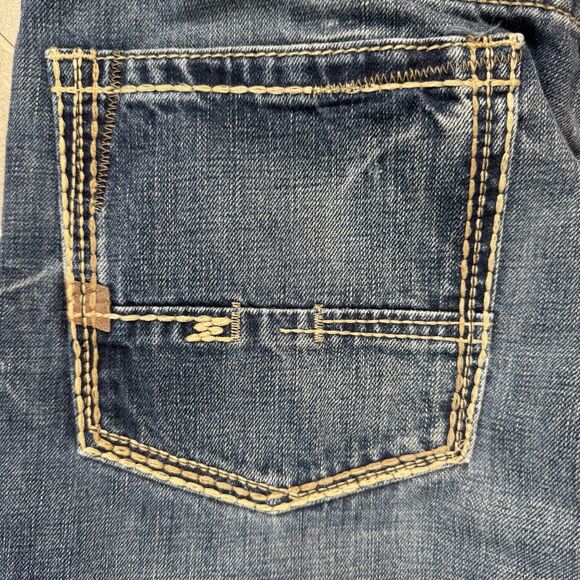 Ariat M4 Low Rise Boot Cut Jeans In Gulch Wash Men 38x36 Cotton - Picture 10 of 15